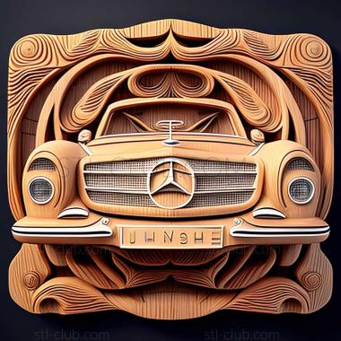 3D мадэль Mercedes Benz F100 (STL)